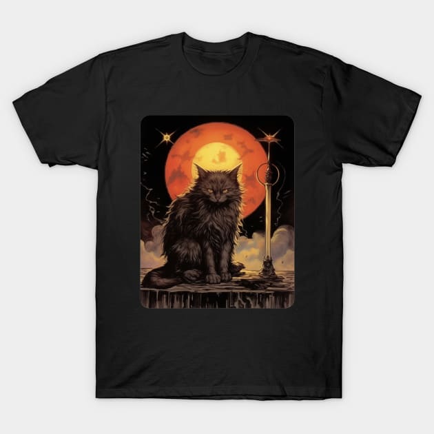 Mystical cat T-Shirt by ChillxWave